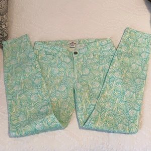Vineyard Vines seashell print skinny pants